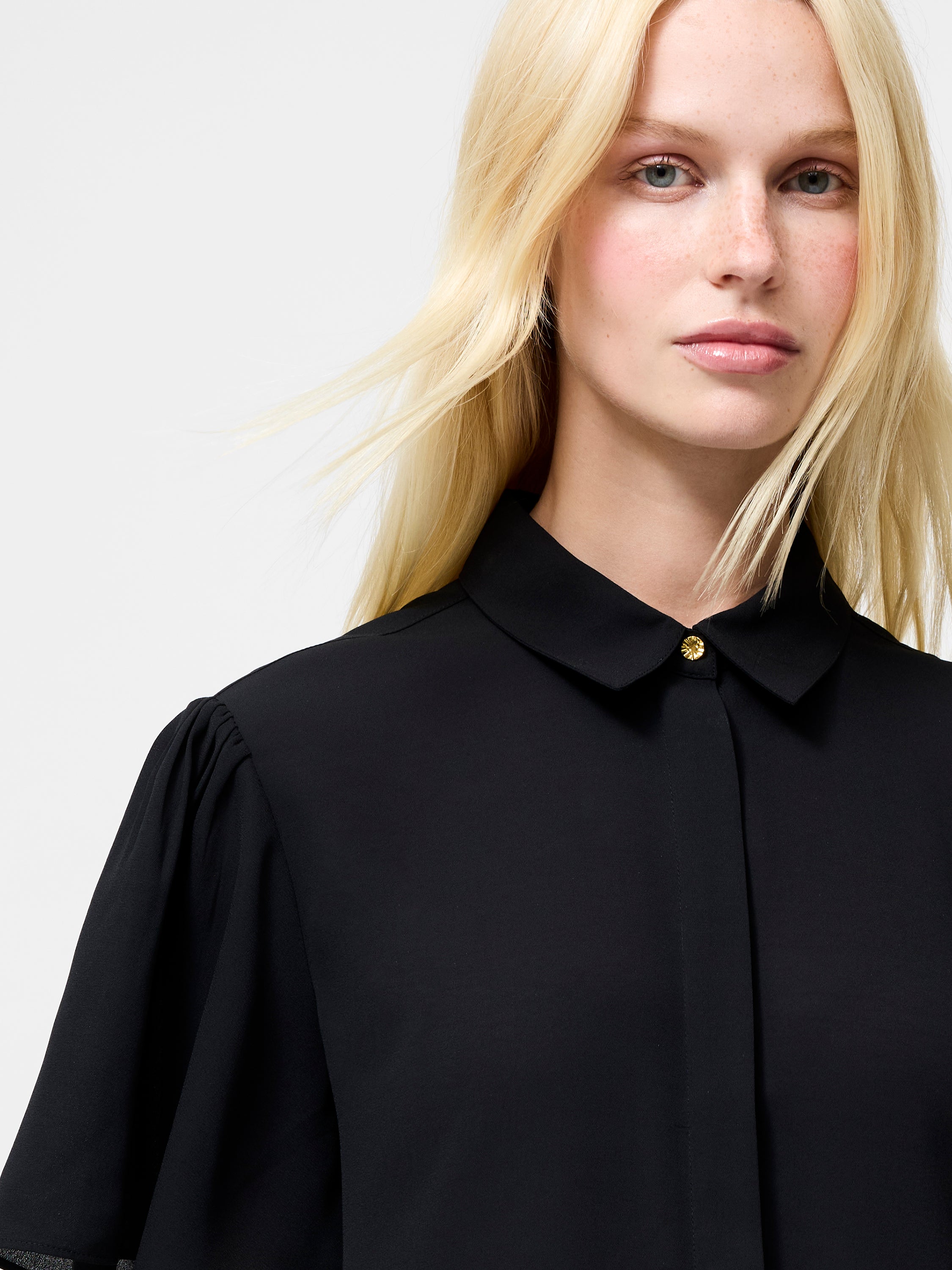 Mila Flutter Sleeve Shirt