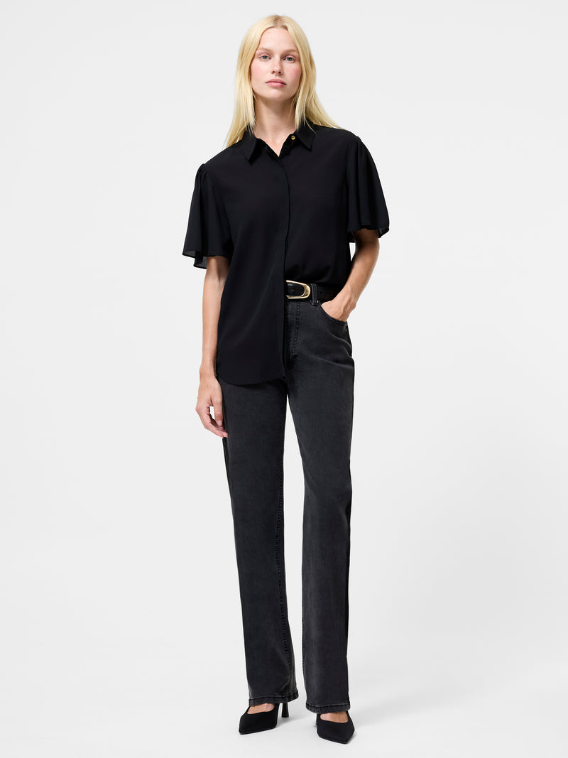 Mila Flutter Sleeve Shirt