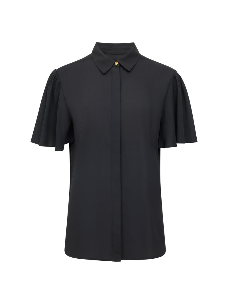 Mila Flutter Sleeve Shirt