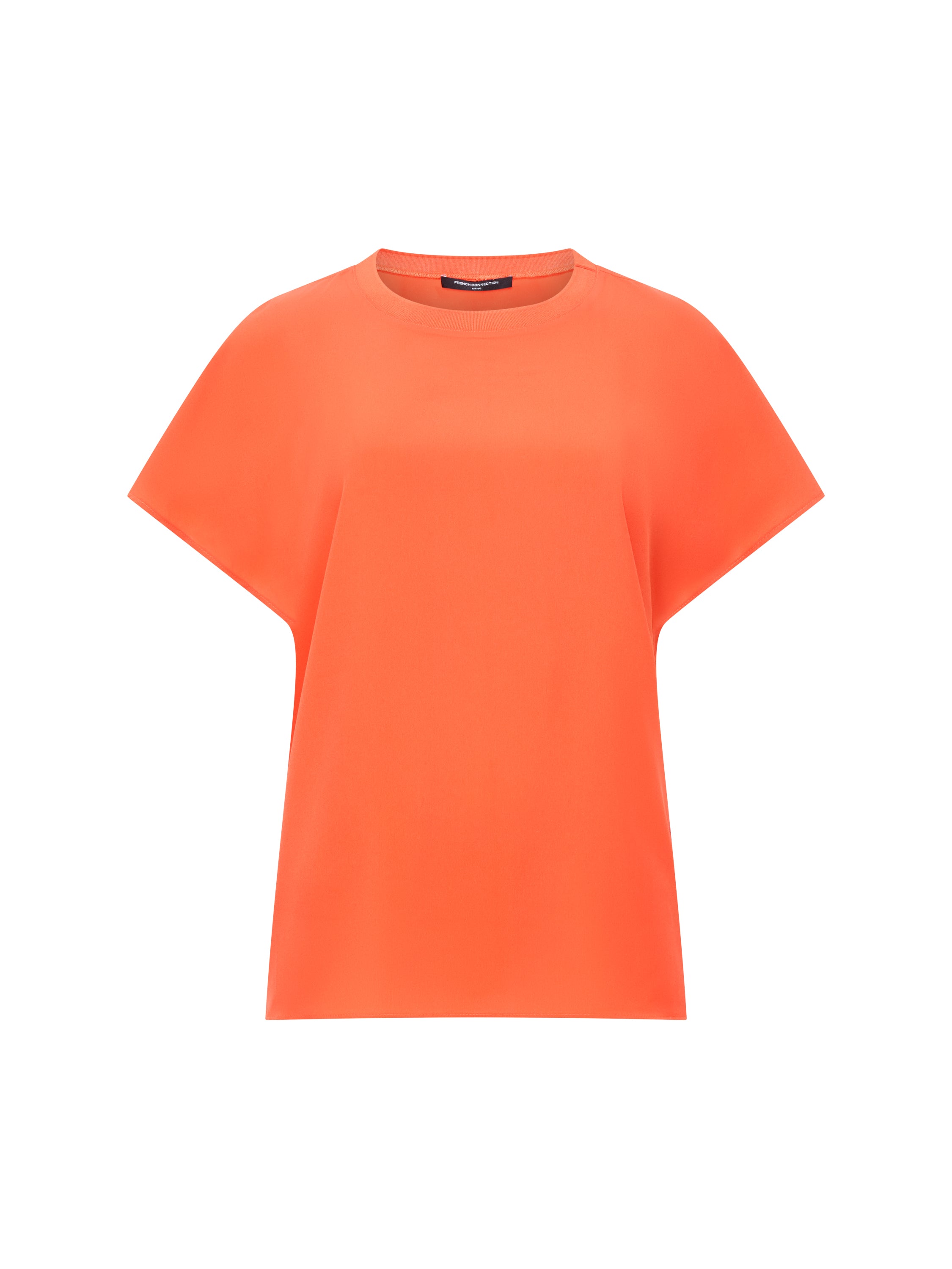 Crepe Light Crew Neck Top