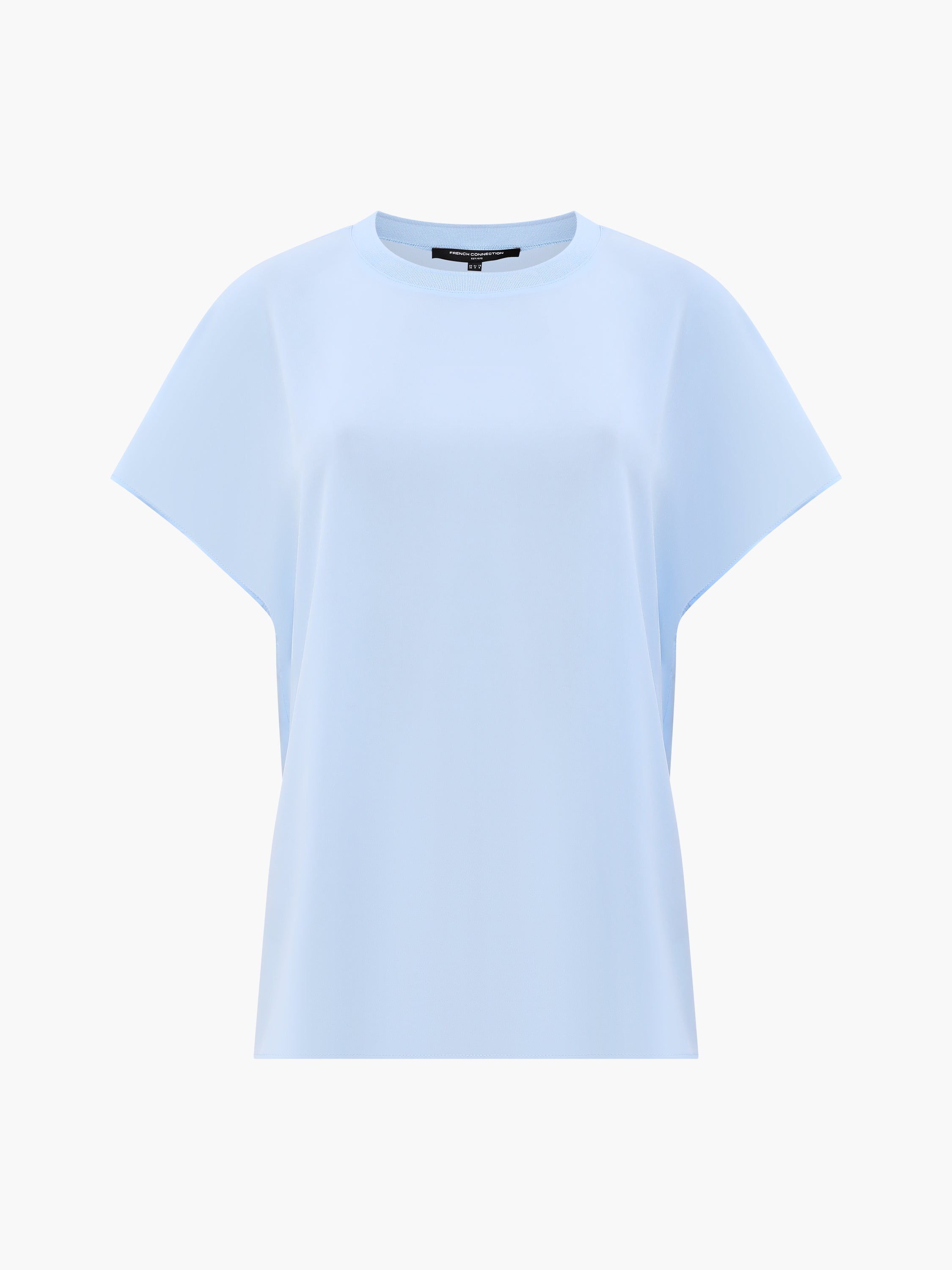 Crepe Light Crew Neck Top