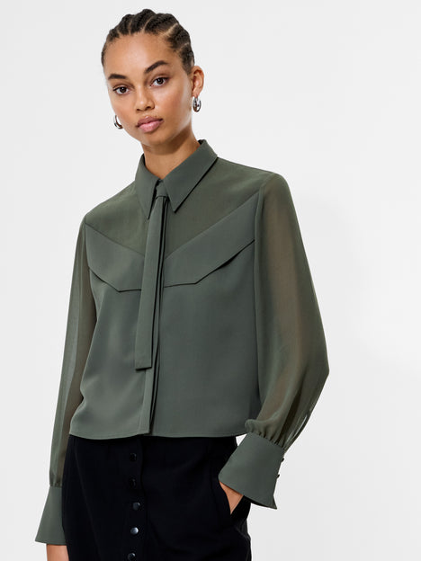 Arezzo Neck Tie Shirt