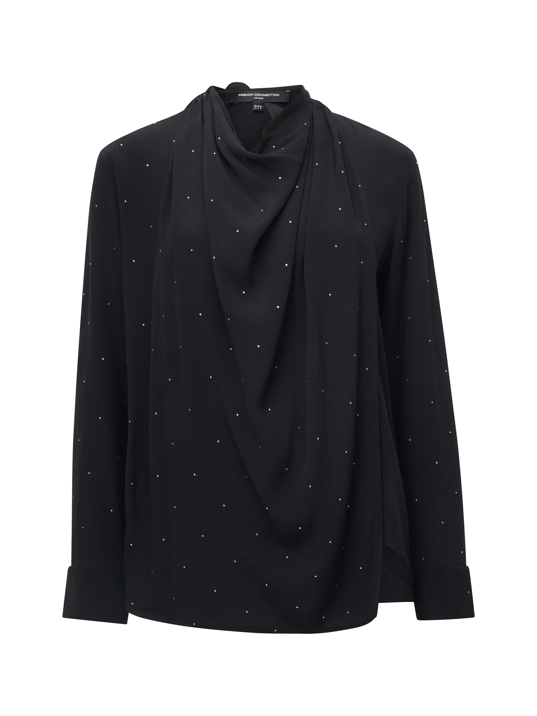 Renaya Diamante Draped Blouse