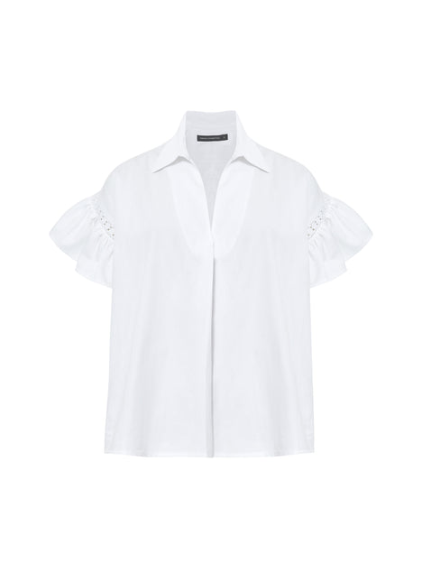 Trim Popover Shirt
