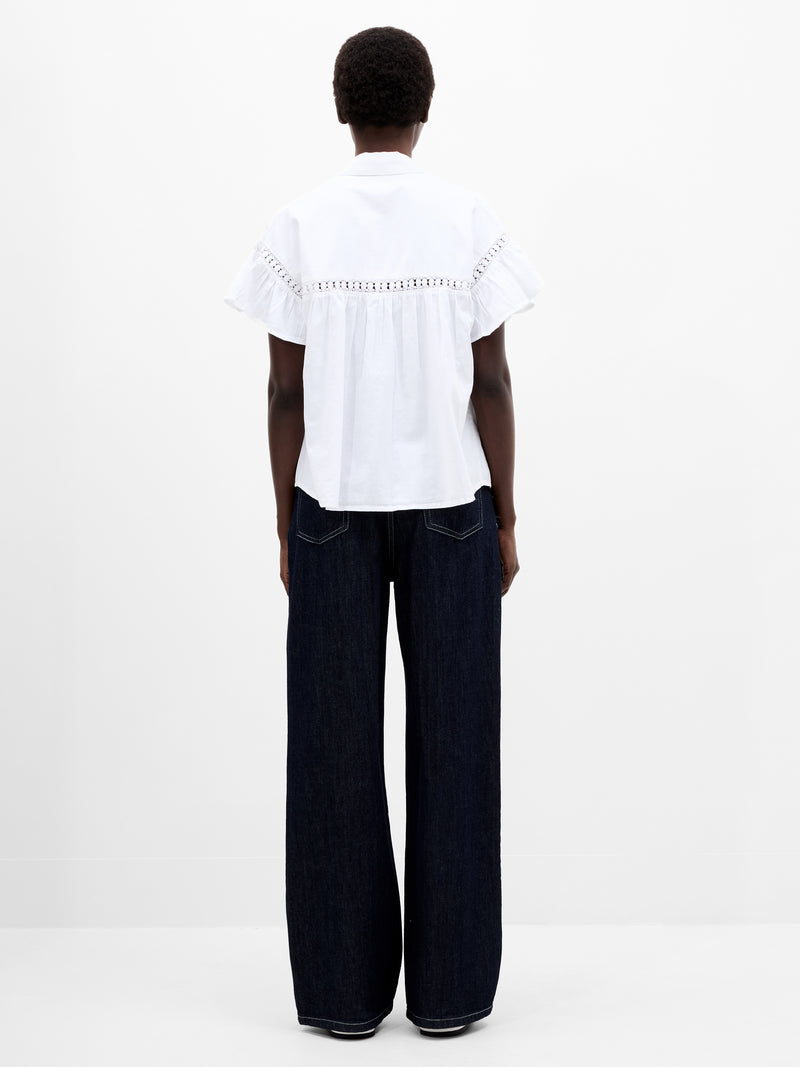 Trim Popover Shirt
