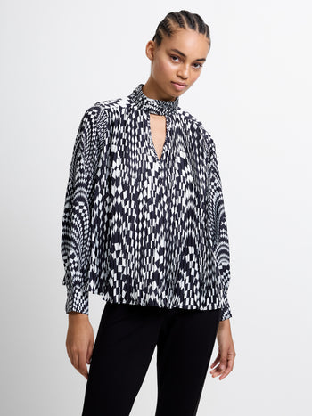 Fern Pleated Top