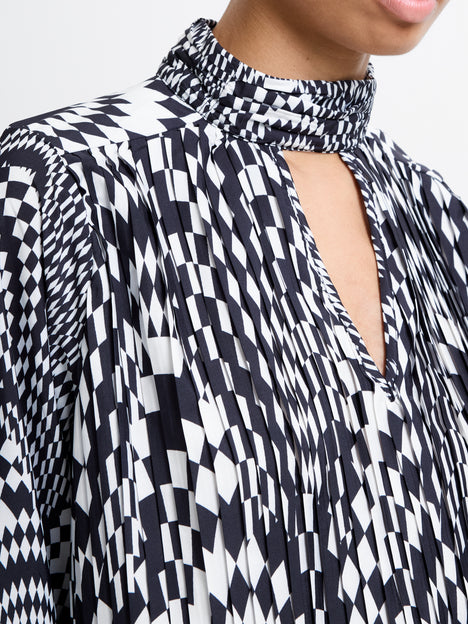 Fern Pleated Top