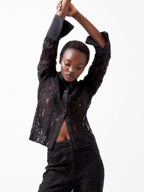 Lace Long Sleeve Shirt