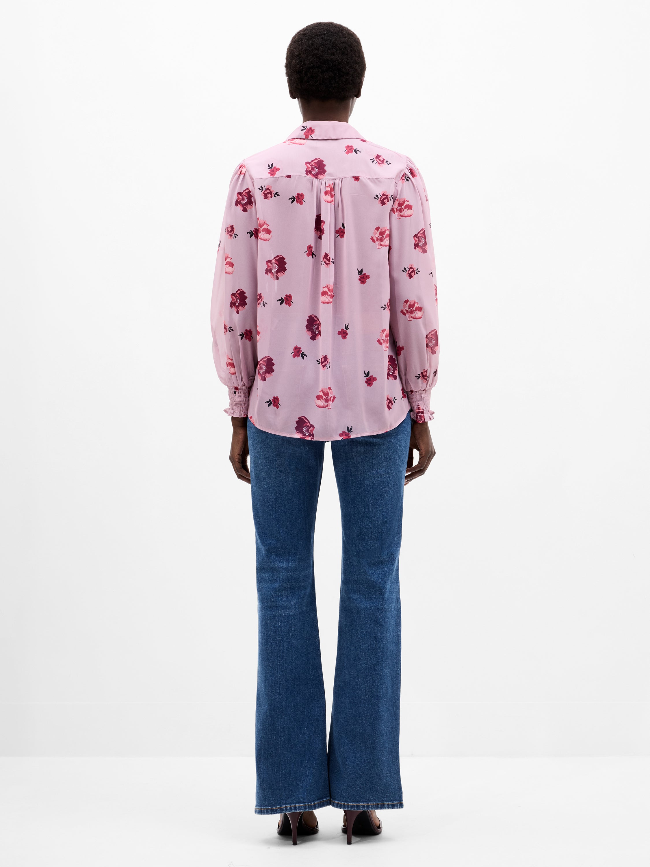 Ella Rose Georgette Long Sleeve Shirt