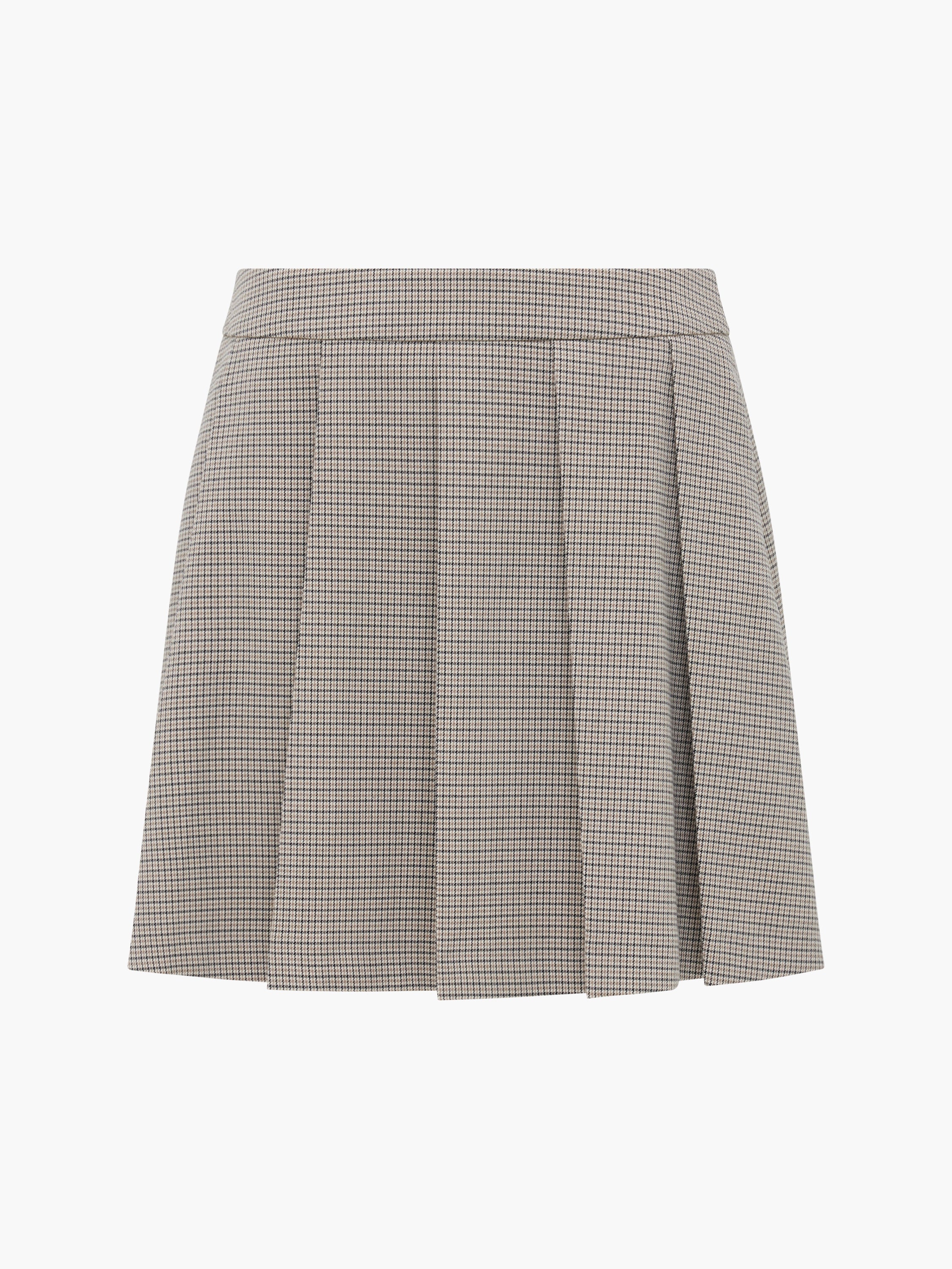 Shayla Prince of Wales Check Pleated Mini Skirt