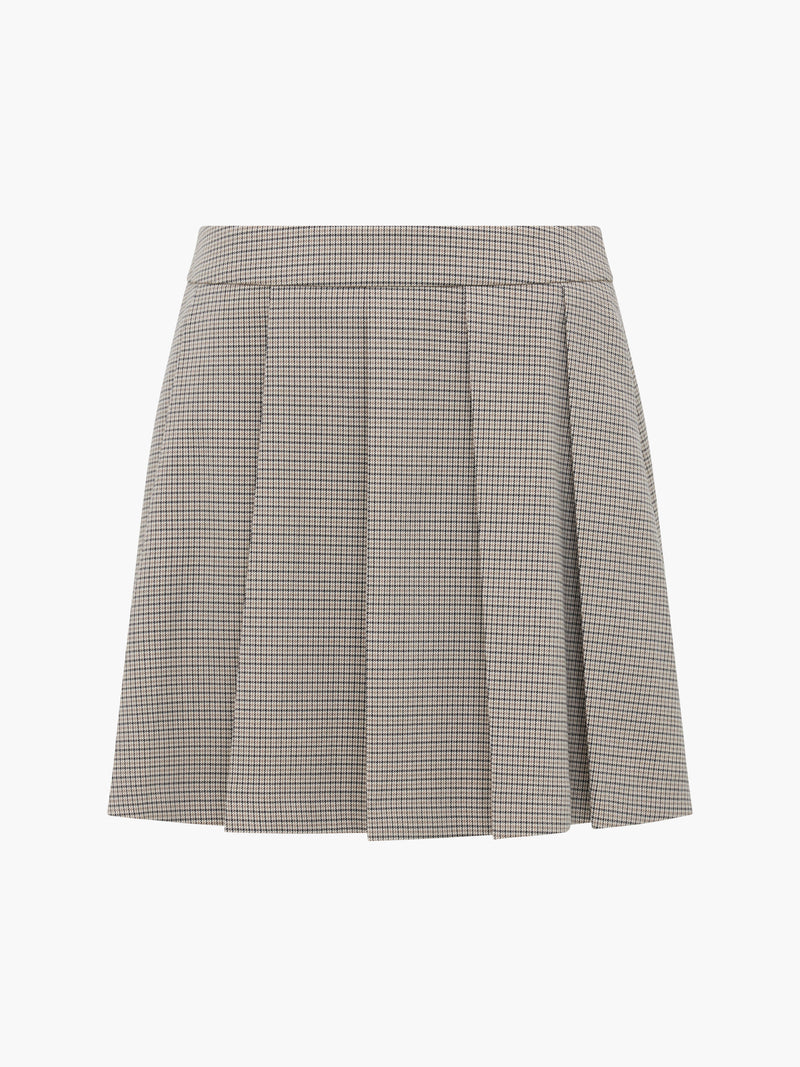 Shayla Prince of Wales Check Pleated Mini Skirt