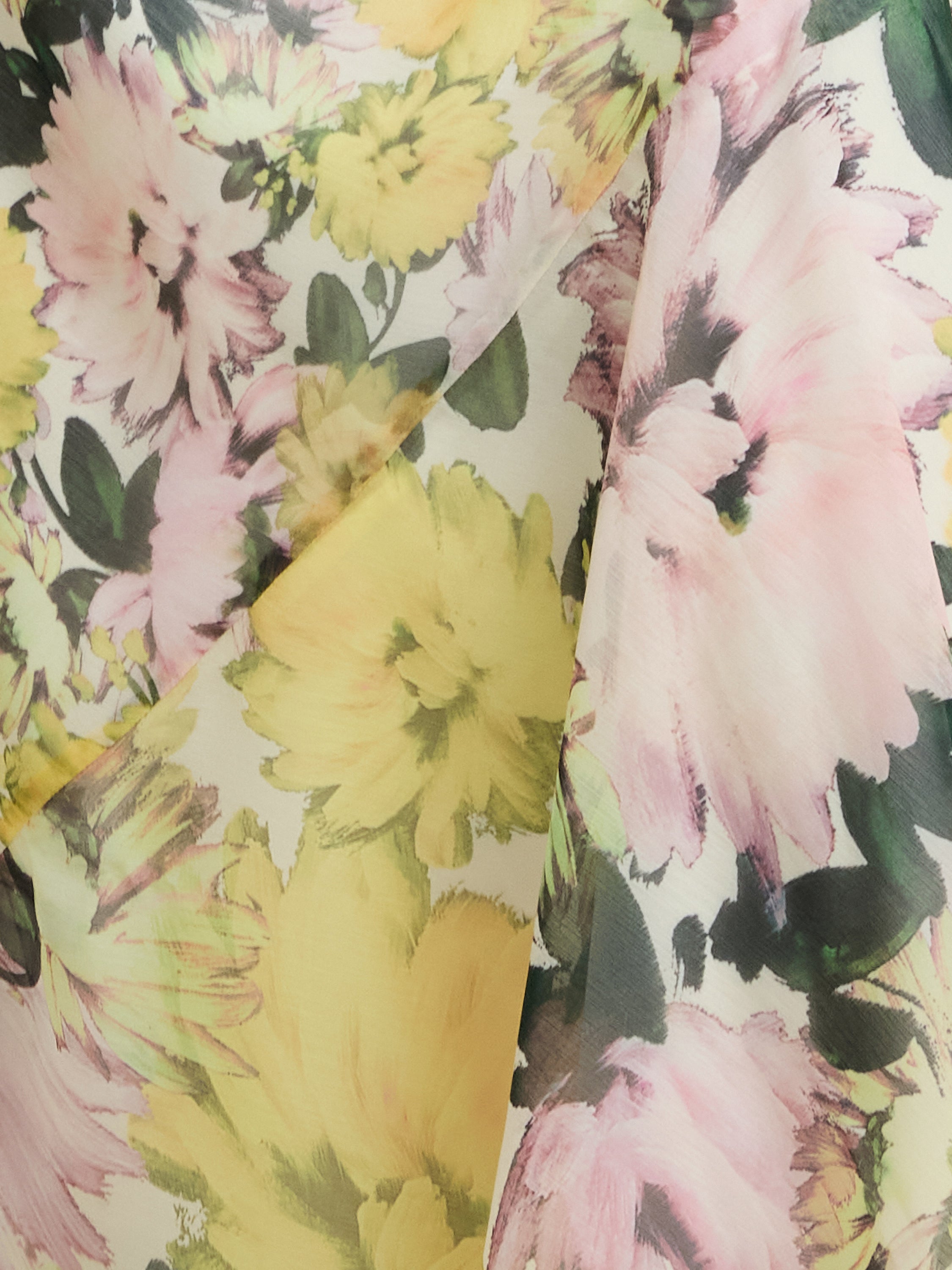Carla Chiffon Floral Midi Skirt