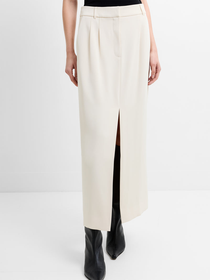 Harry Suiting Slit Midi Skirt