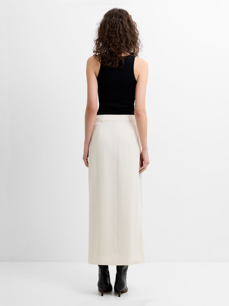 Harry Suiting Slit Midi Skirt