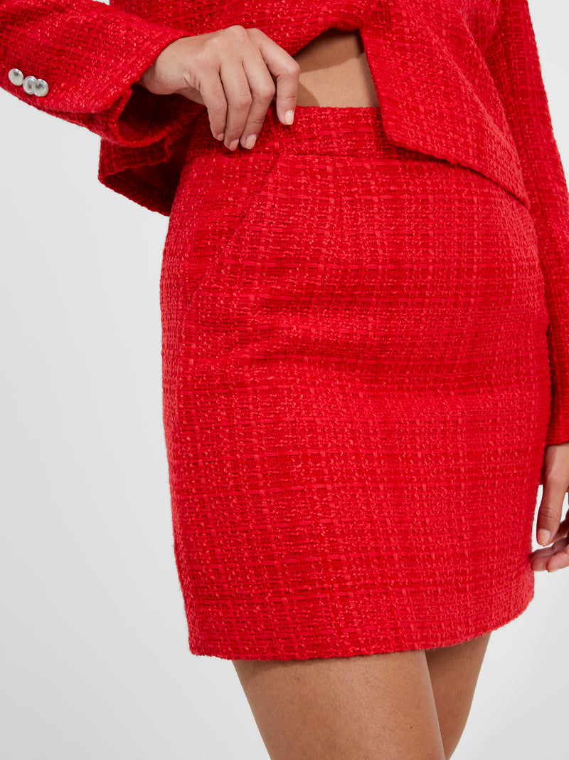 French connection hotsell tweed mini skirt