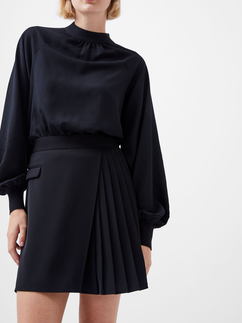 Black pleated skirt french connection outlet