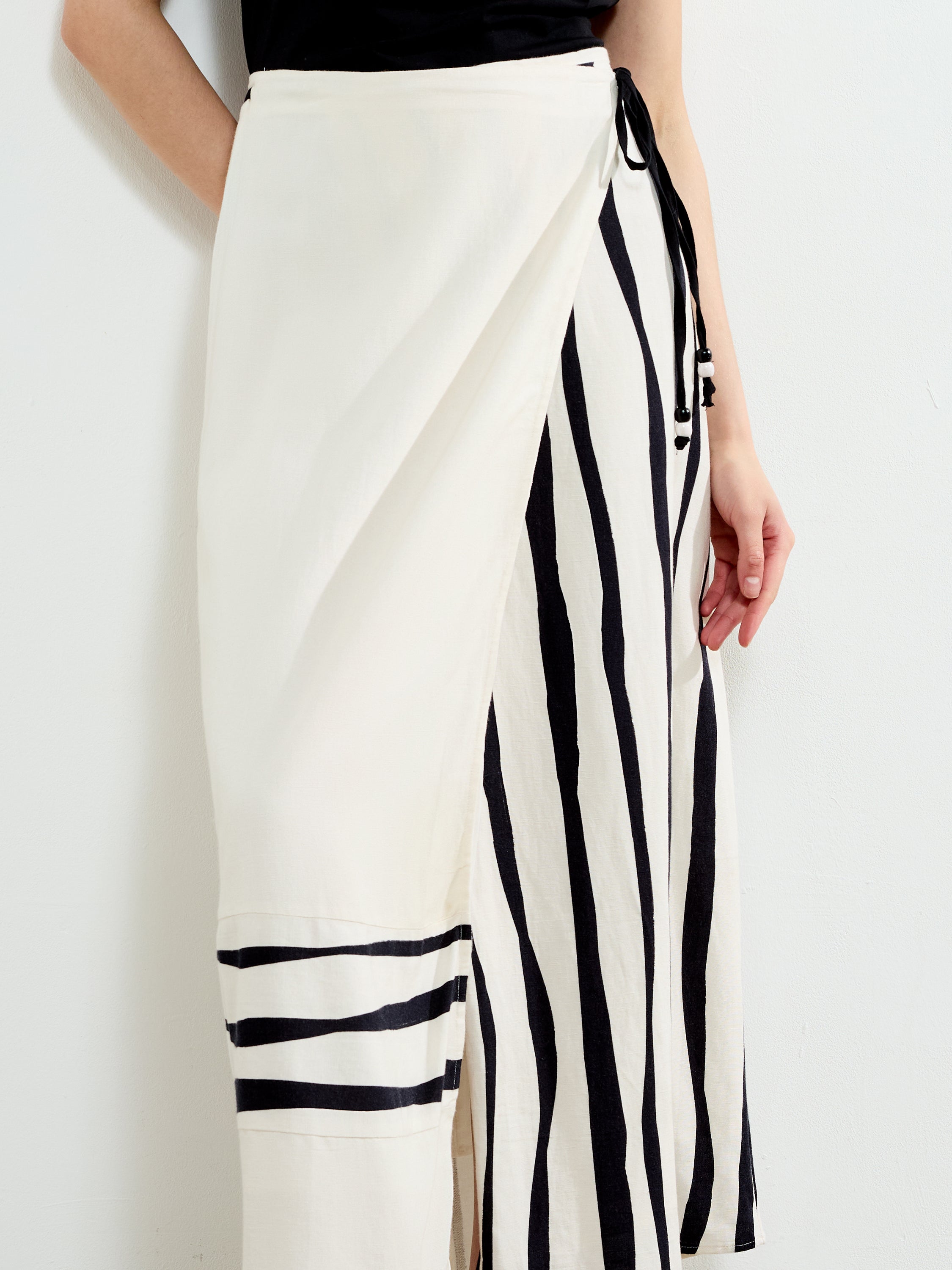 Genevieve Ariette Linen Skirt