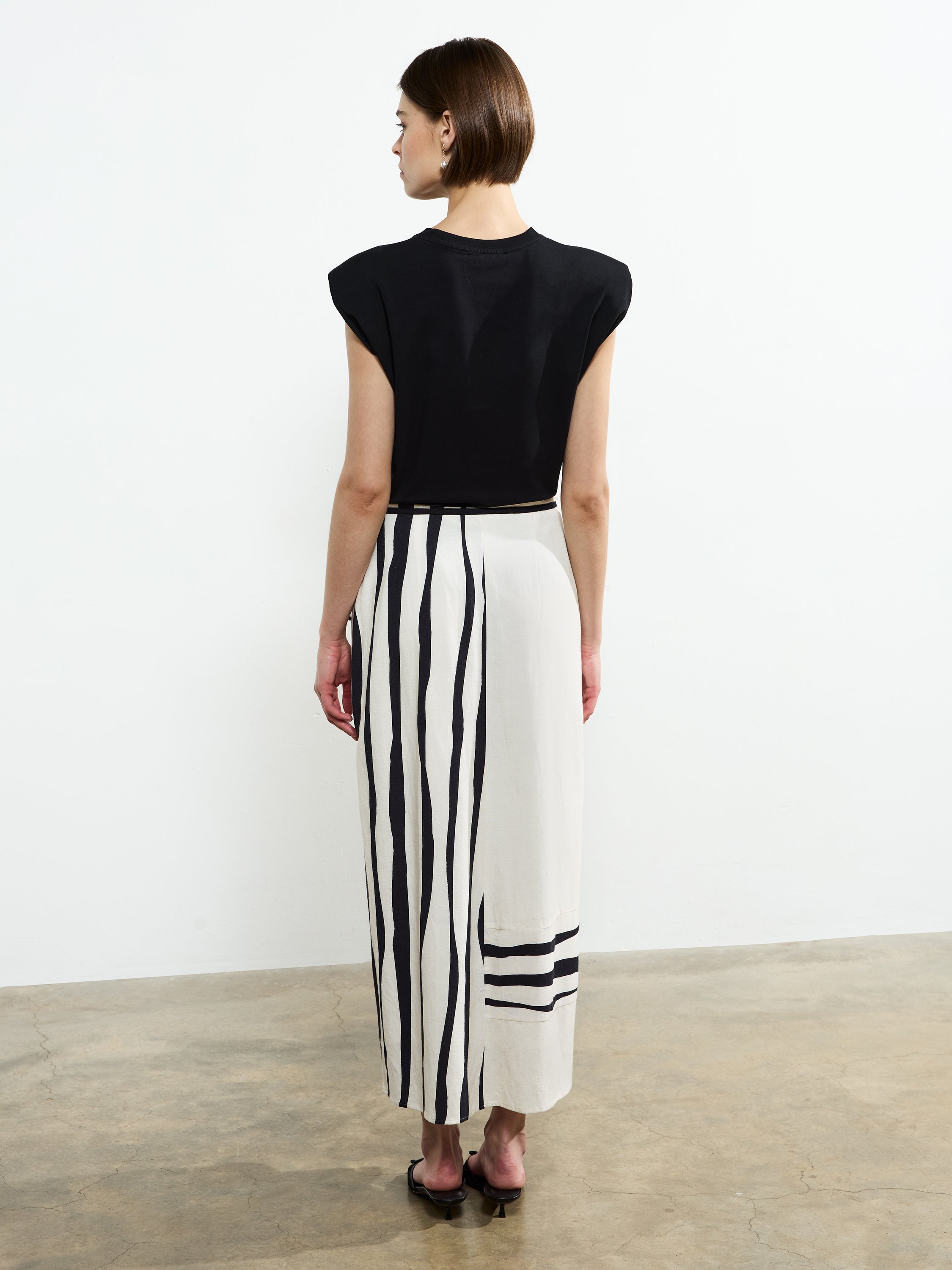 Genevieve Ariette Linen Skirt