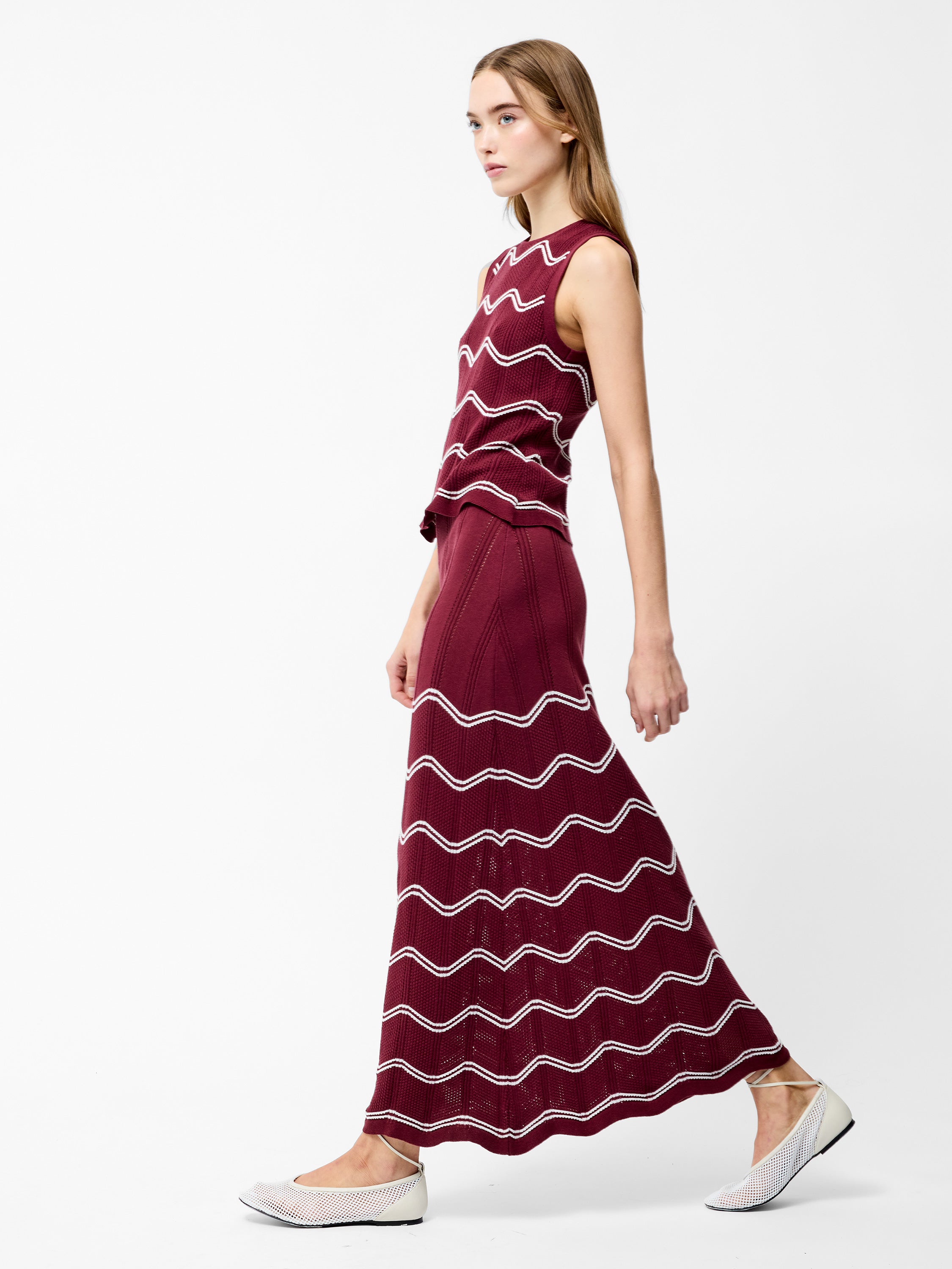 Trudy Crochet Maxi Skirt