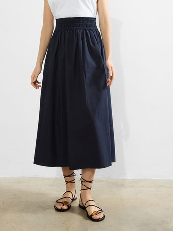Barletta Poplin Square Skirt