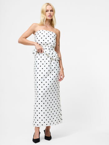 Polka Dot Maxi Skirt