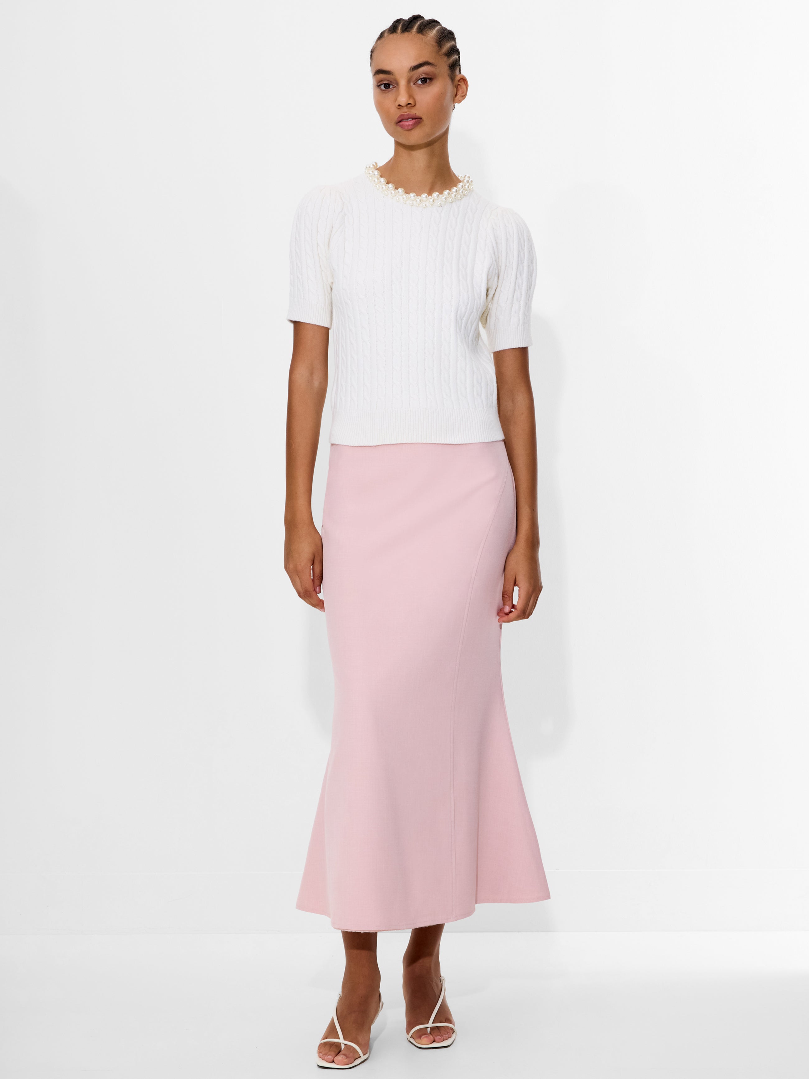 Imola Tailored Midi Skirt