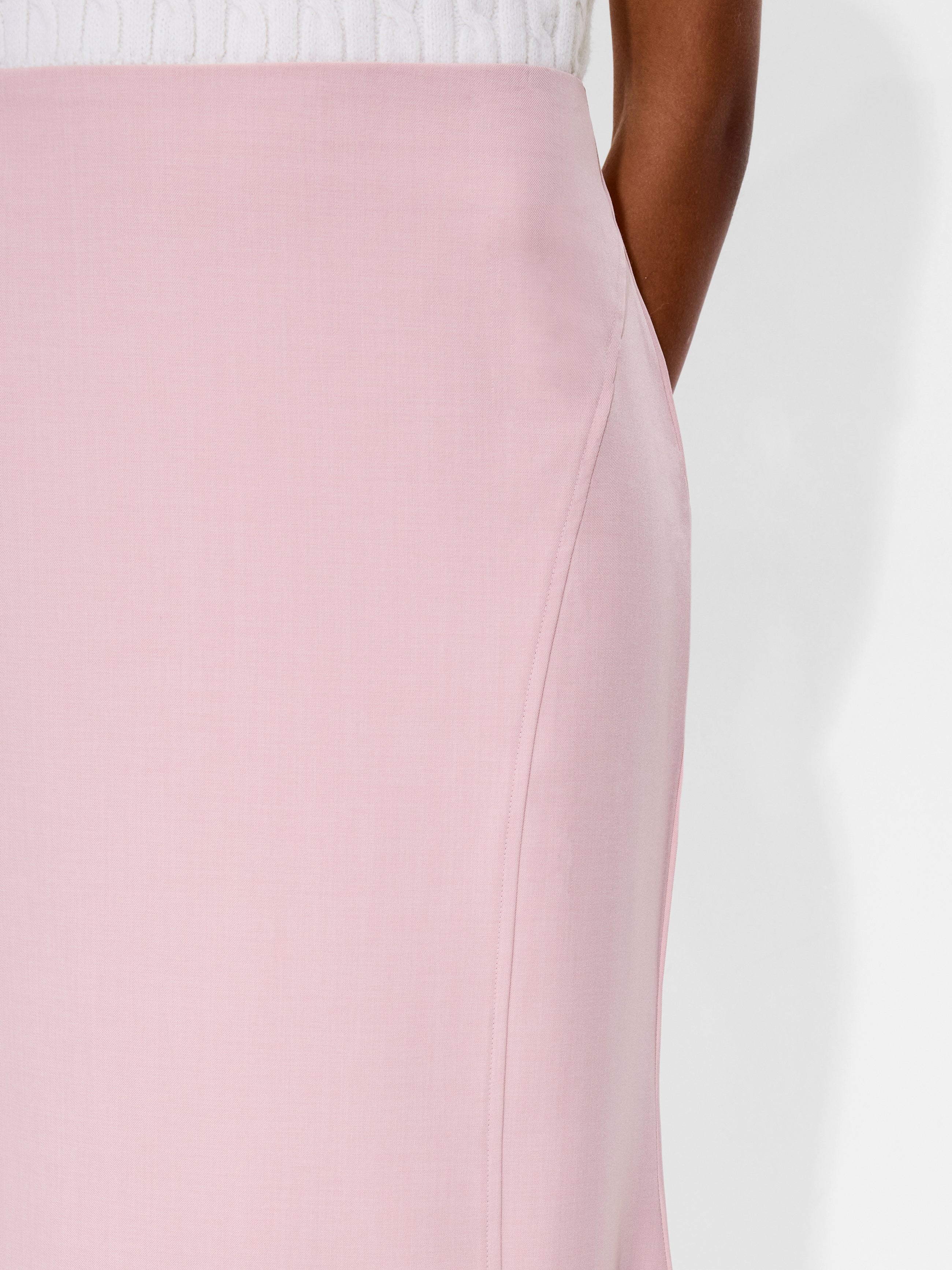 Imola Tailored Midi Skirt