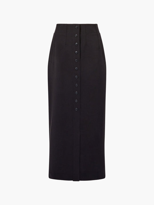 Jaiden Tailored High Waisted Midaxi Skirt