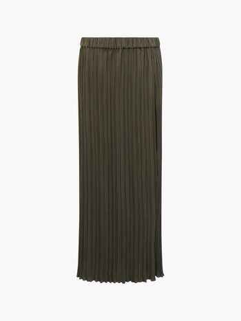 Niri Plisse Column Maxi Skirt
