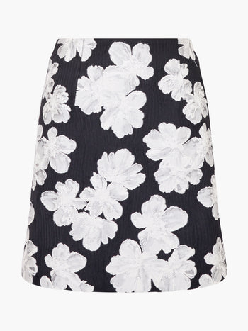 Lora Poly Jacquard Mini Skirt