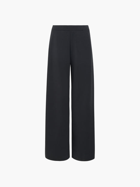 Wren Side Stripe Dark Grey Wide Leg Joggers