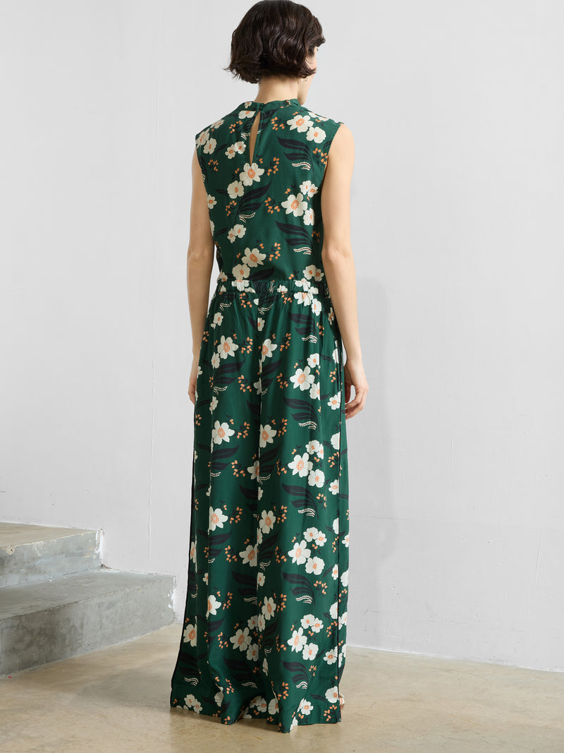 Rhian Eco Printed Wide Leg Trousers