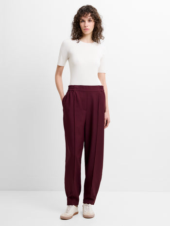 Twyla Tailored Barrel Leg Trousers