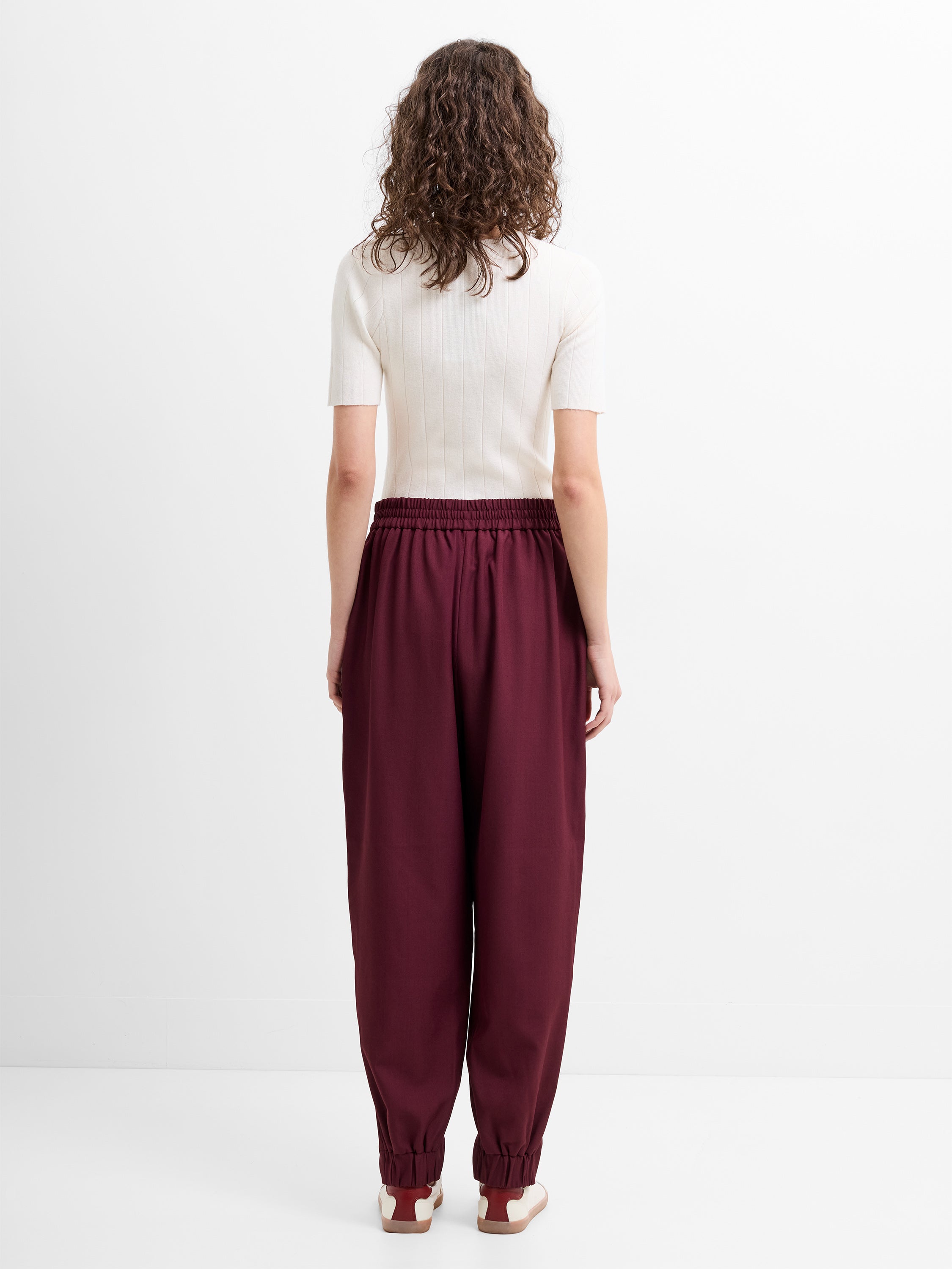 Twyla Tailored Barrel Leg Trousers