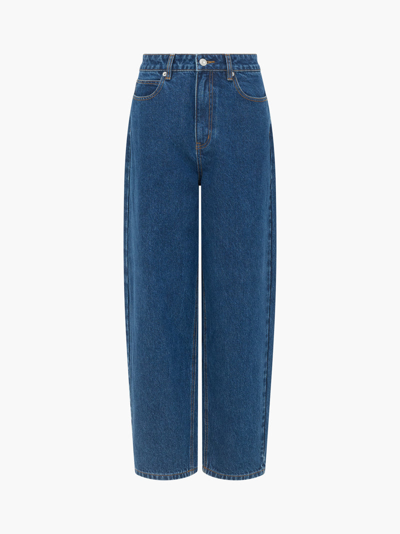 Dallas Denim Mom Barrel Leg Jeans