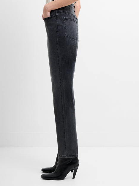 Sylvie Grey Wash Denim Slim Leg Jeans