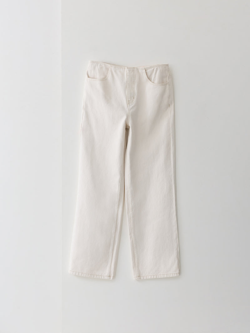 Dallas Denim Clean Waist Straight Leg Jeans