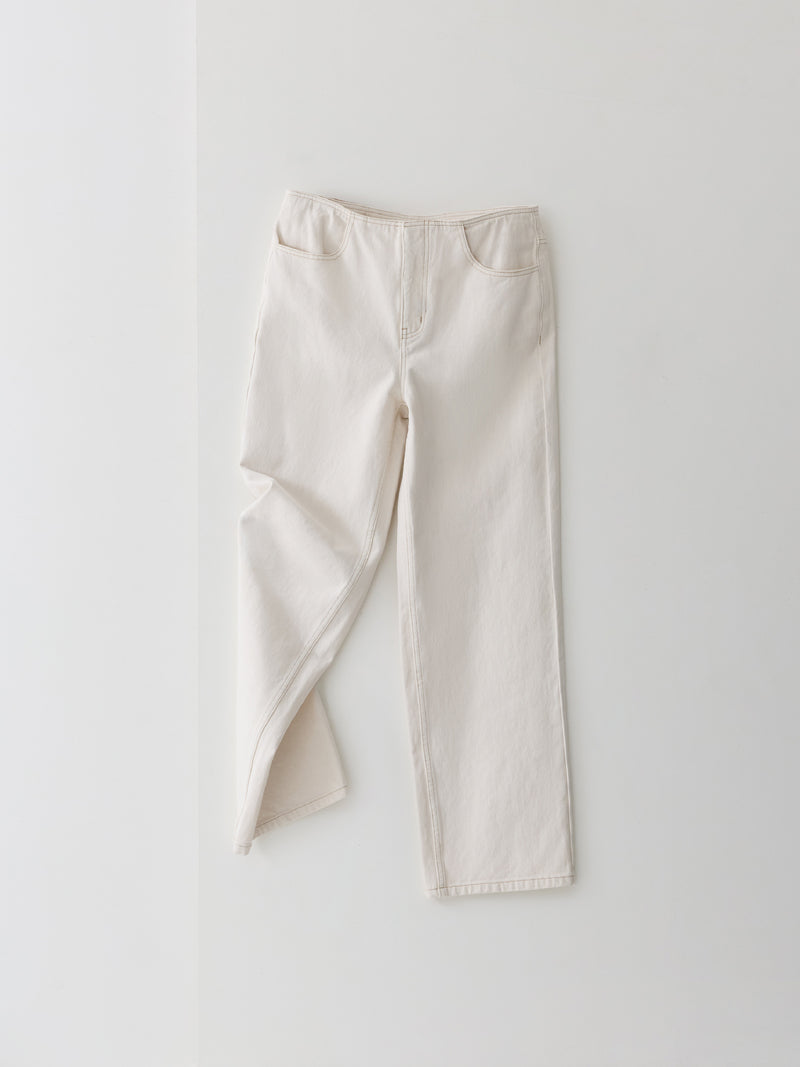 Dallas Denim Clean Waist Straight Leg Jeans