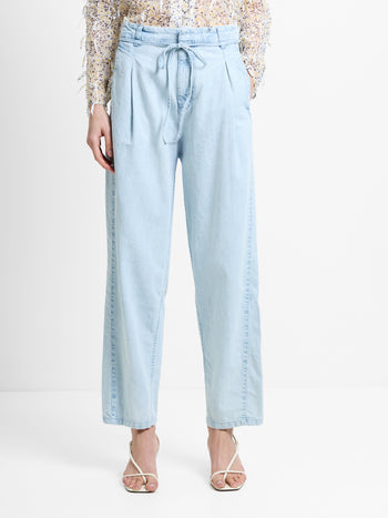 Chess Light Blue Denim Tapered Leg Jeans