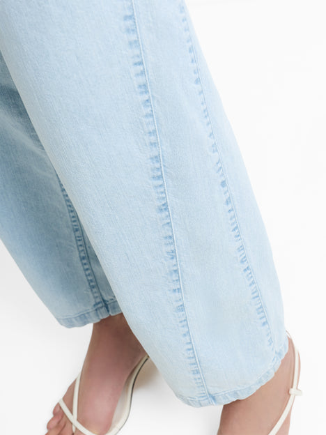 Chess Light Blue Denim Tapered Leg Jeans