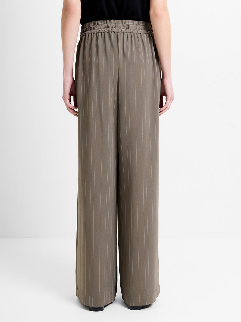 Erma Pinstripe Wide Leg Trousers