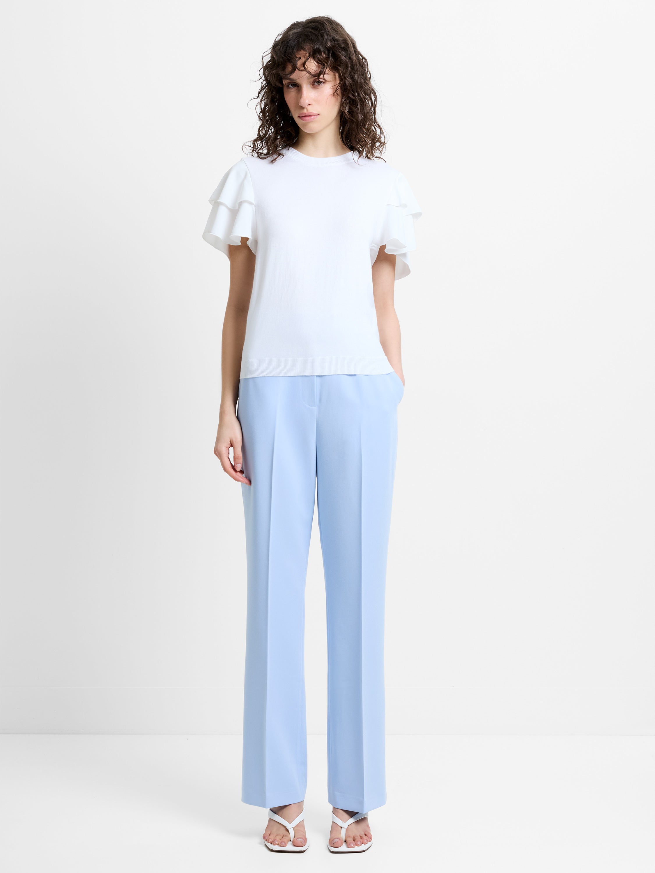Sammie Tailored Straight Leg Trousers