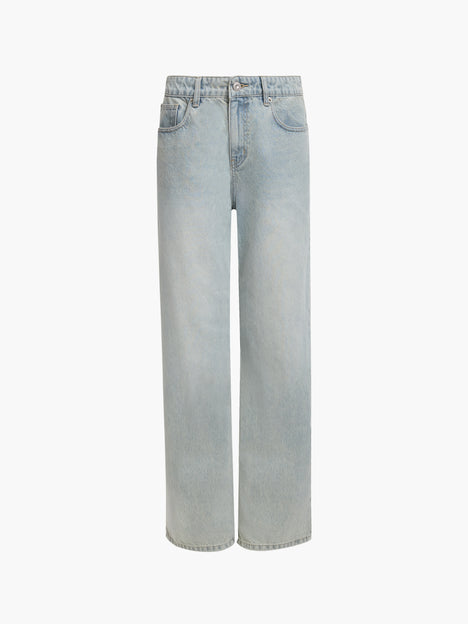 Dallas Light Wash Denim Straight Leg Jeans