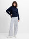 Marley Knit Striped Wide Leg Trousers