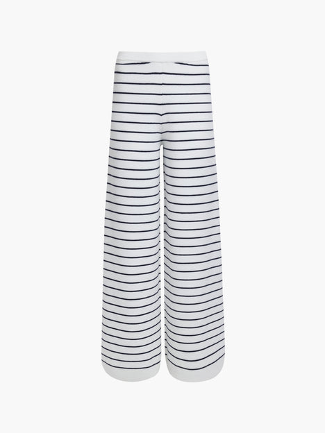Marley Knit Striped Wide Leg Trousers