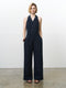 Melina Navy Wide Leg Trousers