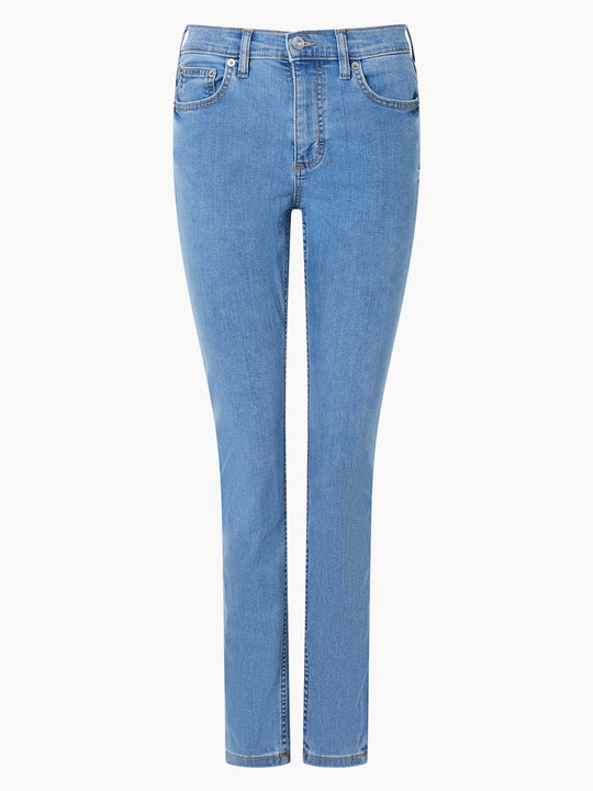 Soft Stretch Denim High Rise Skinny Jeans 32 Inch
