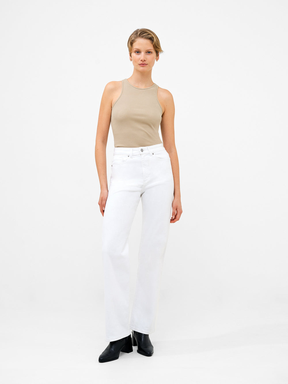 Denim Stretch Wide Leg Jeans Jeans French Connection UK