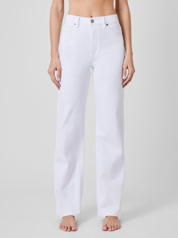 Denim Stretch Wide Leg Jeans 34 Inch