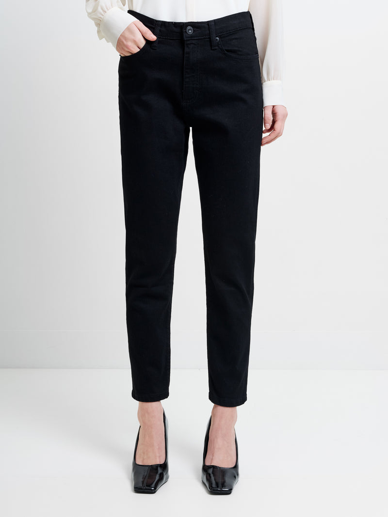 Stretch Denim Cigarette Fit Ankle Length Jeans 28 Inch